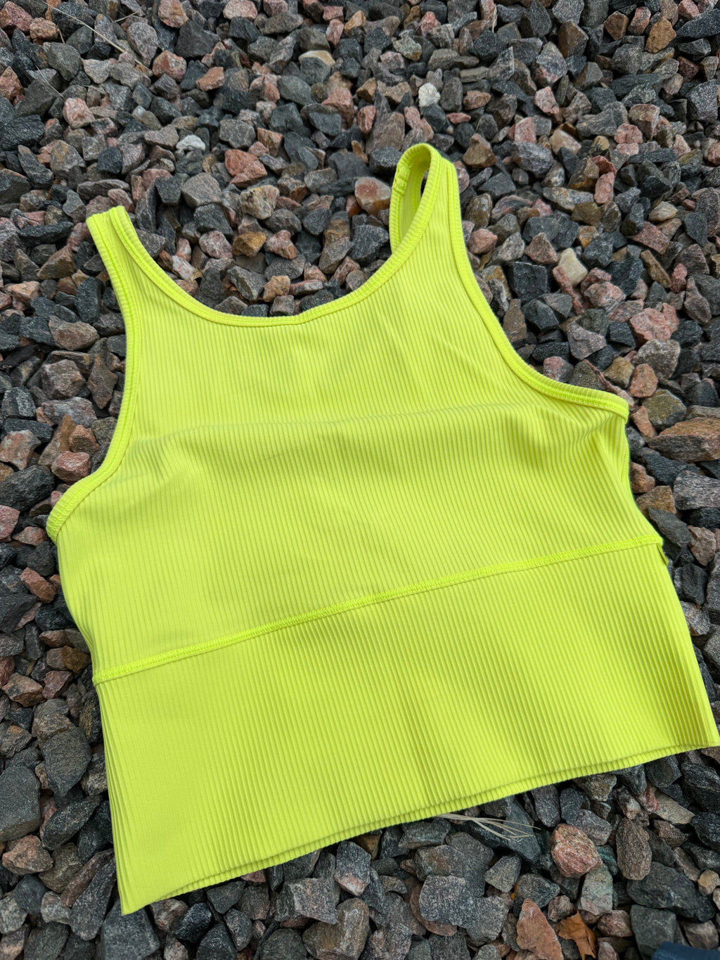 Lululemon Power Pivot Rib Tank Crop Top size 6