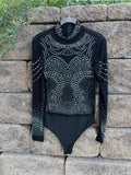 Stunning beaded mesh bodysuit 🪩🤩 medium