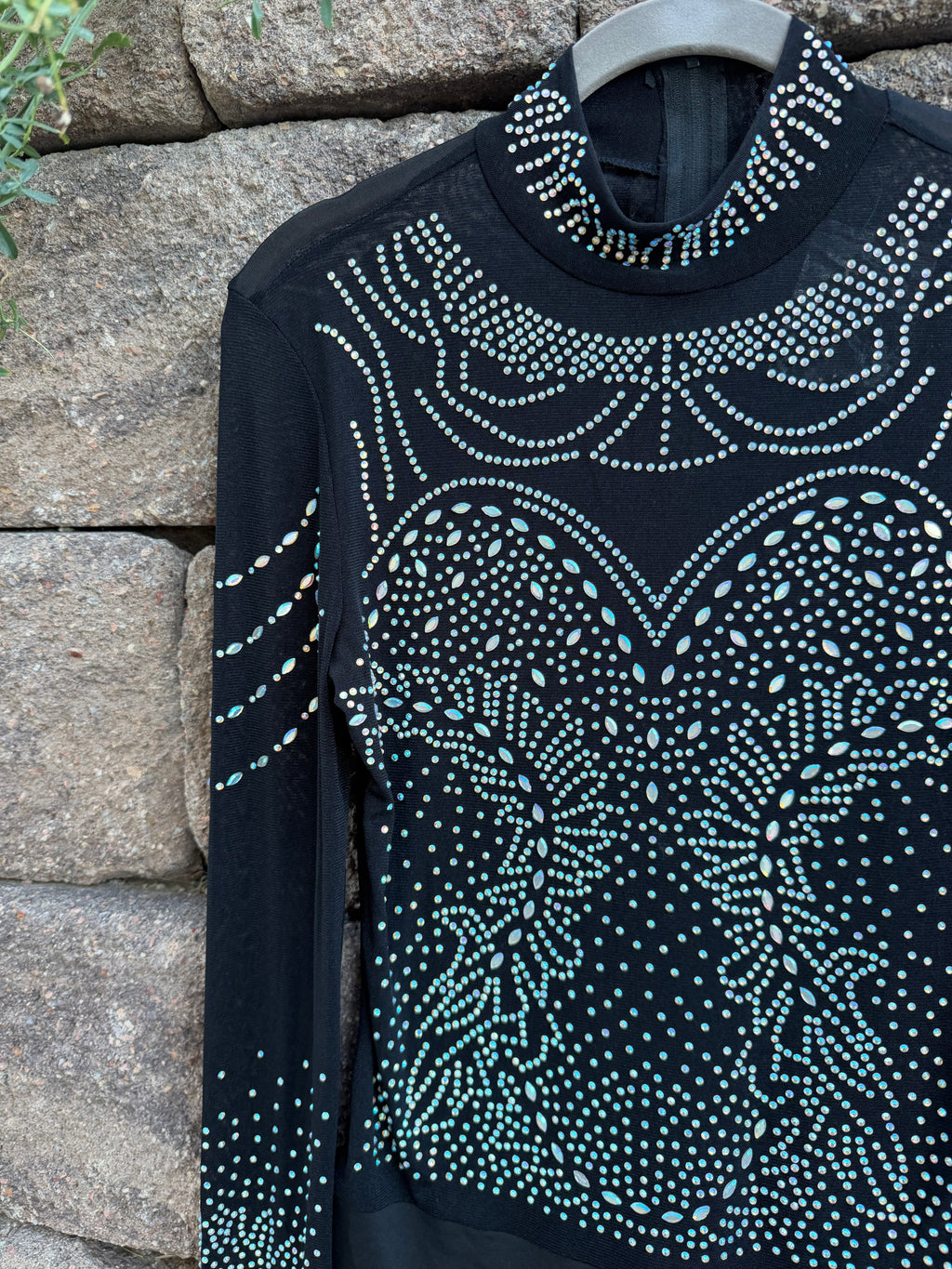 Stunning beaded mesh bodysuit 🪩🤩 medium