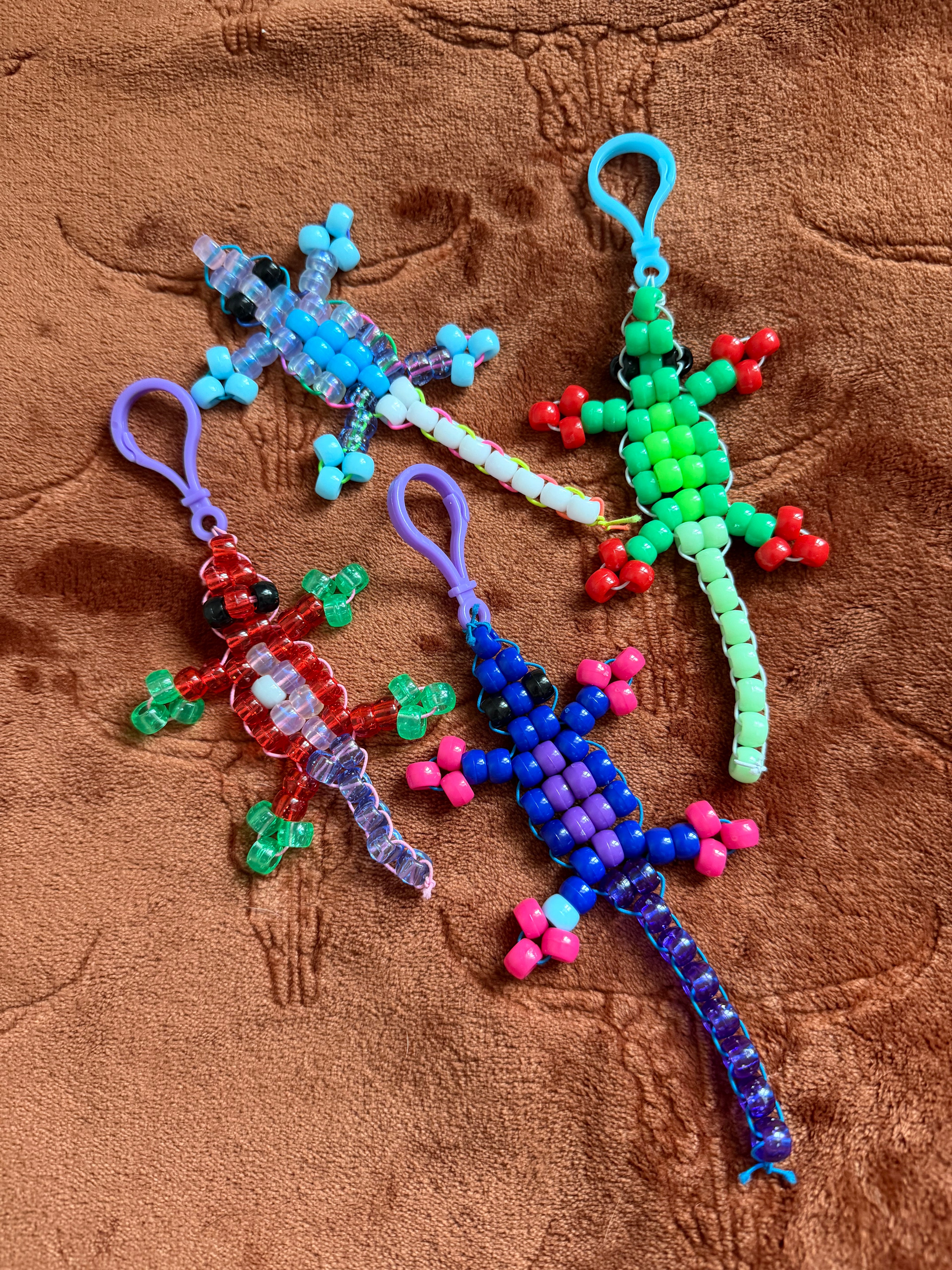 Custom lizard key rings ❤️