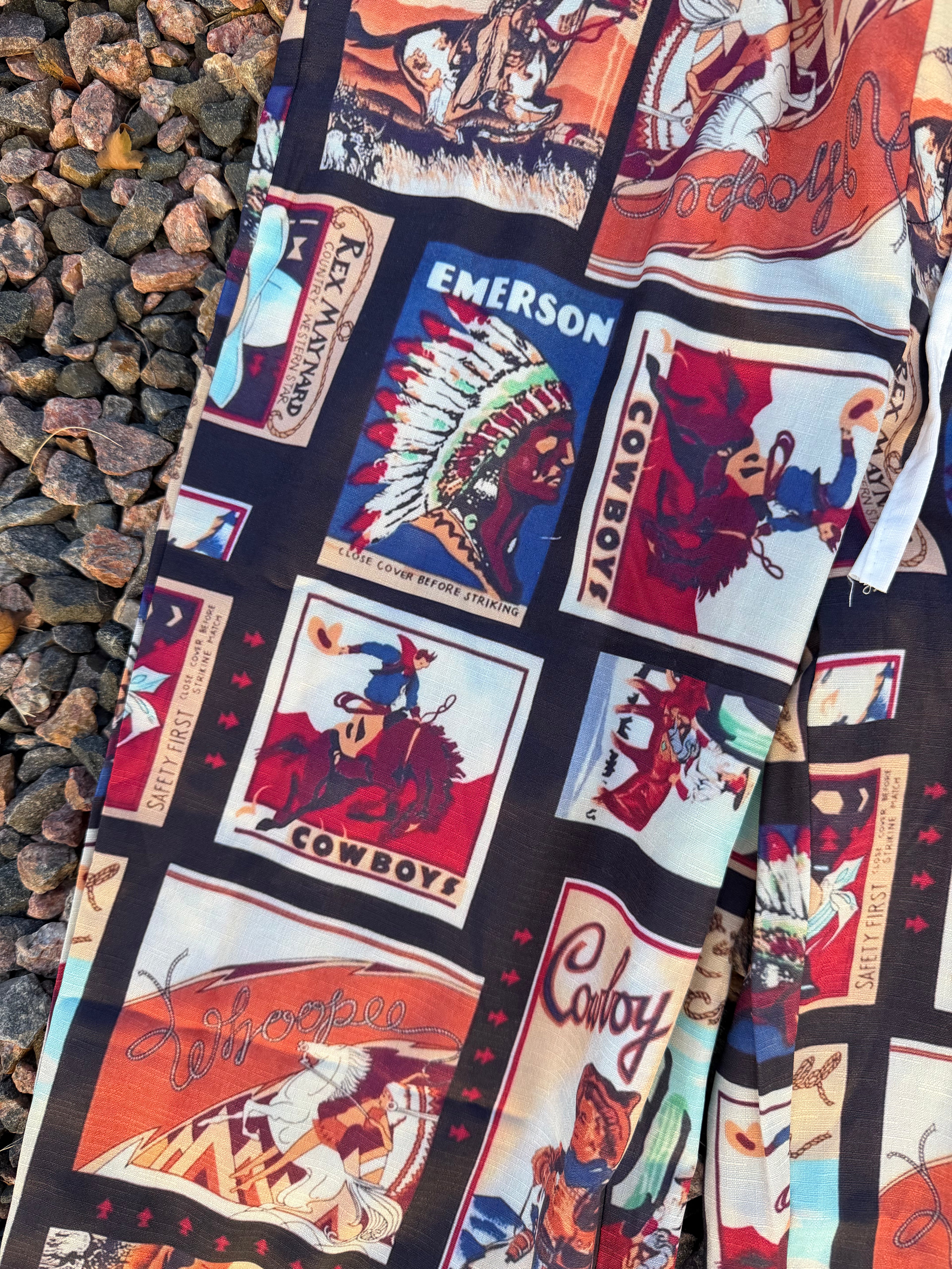 Rodeo Stamp / Rodeo Collage Printed Pants 🔥 small