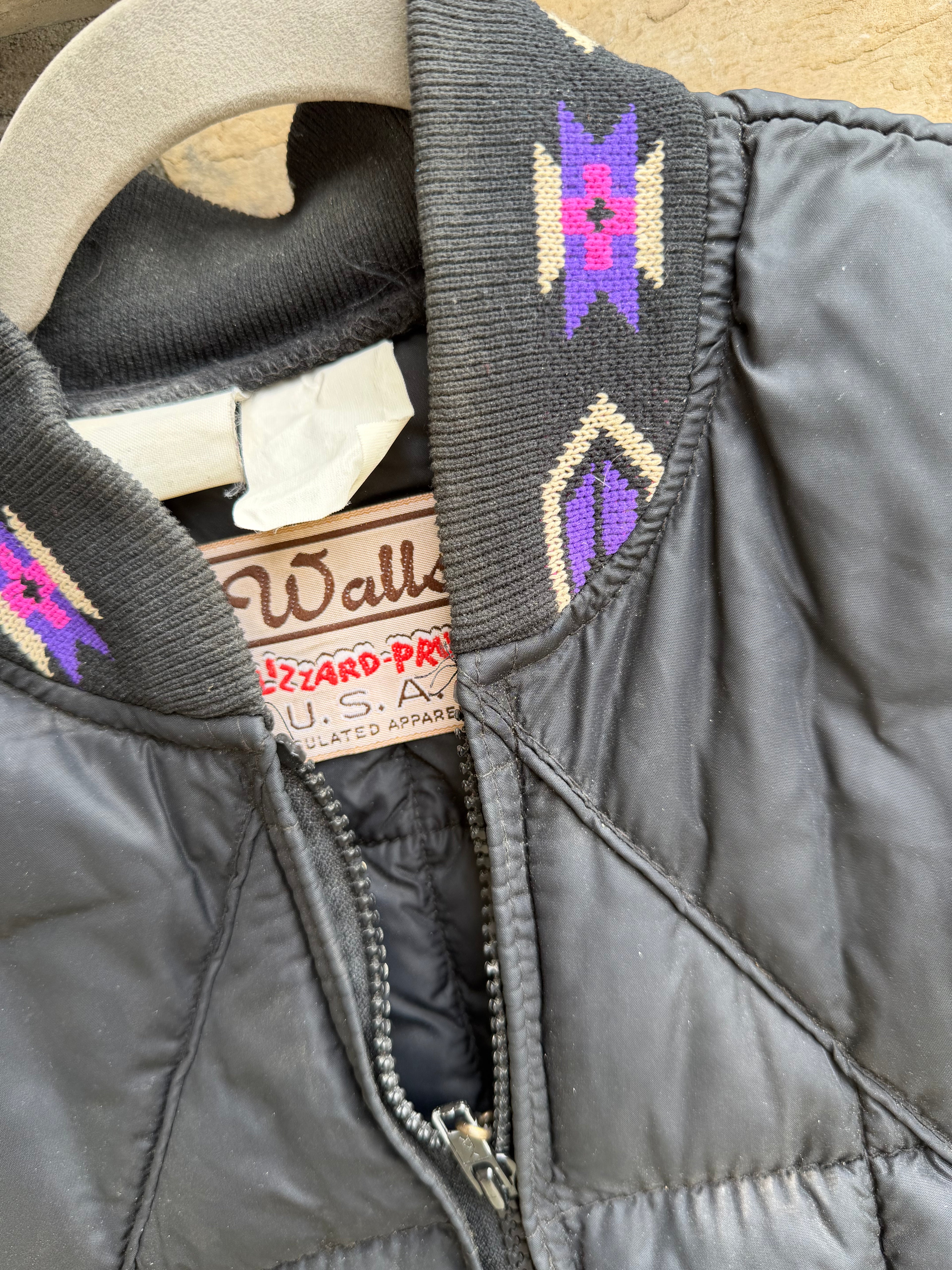 Vintage 🔥 Walls Blizzard-Pruf Western Insulated Puffer Jacket 🔥 M/L
