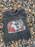Acid washed Holiday tee 🎄🎁 small