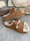 UGG Women's Greenport Strap Slide Chestnut 🍁🍂🍁 size 5