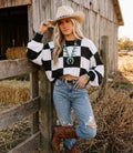 Oversized checkered sweater 🤩🔥 small